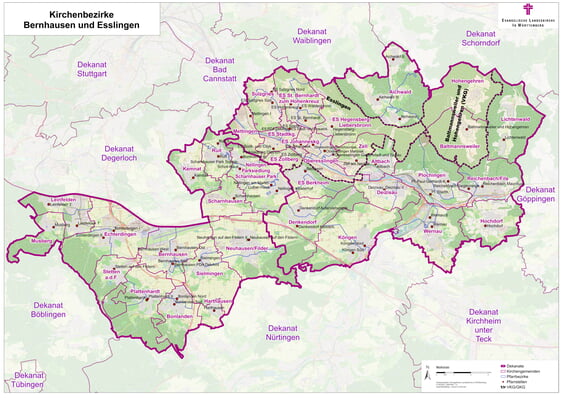 Zuständigkeit des Schuldekans für Bernhausen • Esslingen